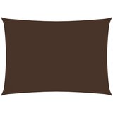 vidaXL Senčno jadro oksford blago pravokotno 2,5x4 m rjavo Cene