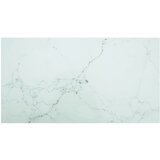 vidaXL Mizna plošča bela 120x65 cm 8 mm kaljeno steklo z marmorjem | Shoptok.si