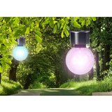 Globo Viseča solarna svetilka (premer: 6 cm, višina: 15,7 cm, RGB) | Shoptok.si