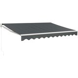 Tenda na uvlačenje antracit 3,5 x 2,5 m od tkanine i aluminija | Eponuda.com