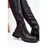 Boto Slip-on Women's Boots Made of Eco Leather Black Sylvina | shoptok.hr
