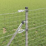  Ograda s postovima Srebrno 0,6 x 10 m Čelik i PVC | shoptok.hr
