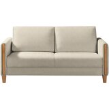 Niels Andersson ZOFA S POSTELJNO FUNKCIJO, krem barve, barve bukve les, tekstil | Shoptok.si