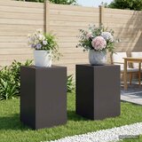  Stalak za biljke 2 pcs Crna 40 x 40 x 60 cm Čelik | shoptok.hr