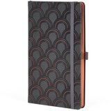  NOTES 13X21CM CRTE 96L S GUMICOM CASTELLI COPPER ART DECO ANTRACIT/BAKRENI | shoptok.hr