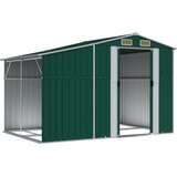  Vrtno spremište zeleno 277x192,5x179 cm od pocinčanog čelika | shoptok.hr