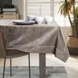 AmeliaHome Stolnjak Gaia s manšetom i obrubom 110x240 cm, cappuccino | shoptok.hr