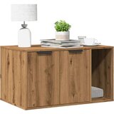 vidaXL kutija z mačji pijesak boja hrasta 80x50x45cm konstruirano drvo | shoptok.hr