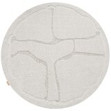 Agnella Svijetlo sivi vunen okrugao tepih ø 120 cm Morphic Organica – | shoptok.hr