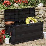  Vrtna kutija za pohranu crna 117 x 45 x 56 cm | shoptok.hr