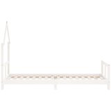  Za dječji krevet bijeli 80 x 200 cm od masivne borovine | shoptok.hr