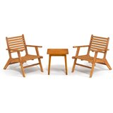  3-dijelni bistro set od masivnog bagremovog drva | Eponuda.ba