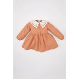 Defacto Baby Girl Floral Long Sleeve Twill Dress cene