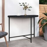 vidaXL Vrtni stol crni 100 x 50 x 75 cm od poliratana Cijene