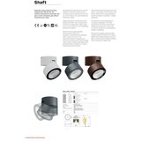  Redo 90628 - LED spoljašnje spot svetlo SHAFT LED/13W/230V IP65 braon | Eponuda.com