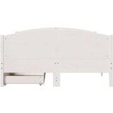 vidaXL Okvir kreveta bez madraca bijeli 140x200 cm od masivne borovine | shoptok.hr