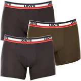 Levi's 3PACK Men's Boxers Levis Multicolor