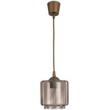 Brilagi LED luster na sajli R GLASS 1xE27/60W/230V prečnik 15 cm braon/dimljeno bež | Eponuda.com