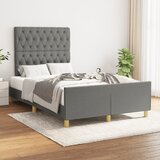  Okvir krevet bez madraca tamnosiva 120x190 cm od tkanine | shoptok.hr