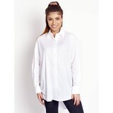 LeMonada White oversize shirt drawstringed sides | Shoptok.si