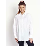 LeMonada White oversize shirt drawstringed sides