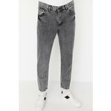 Trendyol Men's Anthracite Relax Fit Jeans Cene