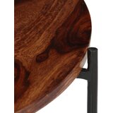  2-dijelni set stolića za kavu od masivnog drva akacije 60x35 cm | Eponuda.com