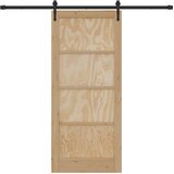  Klizna vrata ORKDAL 86 x 198,5 cm Masivna borovina Prirodna | shoptok.hr