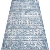 RugsX Preproge Preproga Strukturni SOLE D3732 Azteški, diamanti 120x170 cm Modra | Shoptok.si