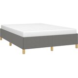  Okvir za krevet bez madraca tamnosivi 140 x 190 cm od tkanine | Eponuda.com