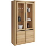Livetastic VITRINA, v celoti masivno bukev barve bukve | Shoptok.si