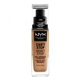 NYX Professional Makeup tekoča podlaga - Can't Stop Won't Stop Full Coverage Foundation - Camel (CSWSF12.5) | Shoptok.si