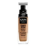 NYX Professional Makeup tekući puder - Can't Stop Won't Stop Full Coverage Foundation - Camel