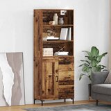  Highboard Staro drvo 69,5 x 34 x 180 cm Konstruirano drvo | shoptok.hr