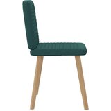  Jedilni stoli 6 kosov temno zeleno blago, (21822235) | Shoptok.si