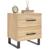  Noćni ormarići 2 kom boja hrasta 40x35x47 5cm konstruirano drvo | shoptok.hr