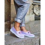Resti Purple women's fabric moccasins with crystals Fezens | shoptok.hr