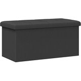  Sklopiva klupa za pohranu Tamnosiva 180 kg 80 L 77 x 38 x 38 cm | shoptok.hr