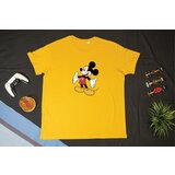  mickey mouse unisex majica senf žuta | Eponuda.com
