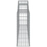  Lučne gabionske košare 9 kom 300x30x80/100 cm pocinčano željezo | shoptok.hr