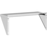  Zidna polica 75x30x31 cm srebrna od nehrđajućeg čelika | Eponuda.com