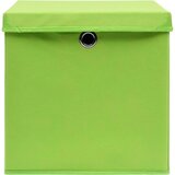  Kutije za pohranu s poklopcima 4 kom zelene 32x32x32 cm tkanina | Eponuda.ba