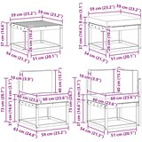  Set vanjskih sofa 9 kom. Prirodna i antracit | shoptok.hr