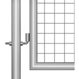  Vrata pocinkano jeklo 306x250 cm srebrna, (20761458) | Shoptok.si