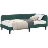  Kutni okvir kreveta Tamnozelena 90 x 190 cm Baršun | Eponuda.com