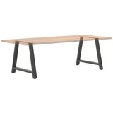  Noge za blagovaonski stol A-oblika 2 kom antracit 90 x (72-73) cm čelik | shoptok.hr