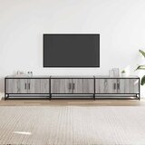 TV ormarić sivi Sonoma 240x35x41 cm izrađeno drvo | shoptok.hr
