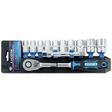 Boni-shop 12-delni Industrijski Komplet Nasadnih Ključev z Super Lock Sistemom in Ergonomičnim Ročajem, (5000221859) | Shoptok.si
