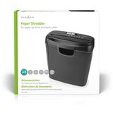Nedis PASH112BKA4 rezač papira, 6x A4 stranica, 10L, 190W