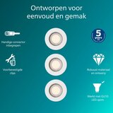 Philips Komplet 3x ugradnih svetiljki PERIDOT 1xGU10/7W/230V bela | Eponuda.com